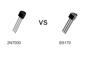 2N7000 vs BS170: confronto con due famosi MOSFET N-Canale