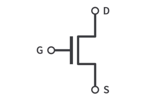 Simboli del circuito FET (Field Effect Transistor)