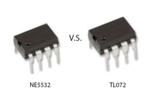 NE5532 e TL072: cosa distingue questi ampli operativi?