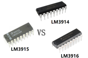 M3914 vs. LM3915 vs. LM3916: differenze chiave spiegate