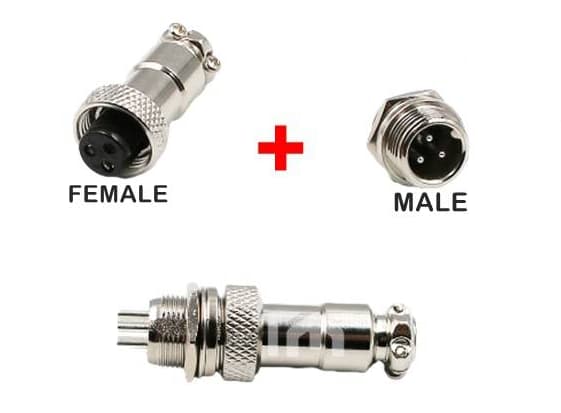 Male and Female Connectors Join