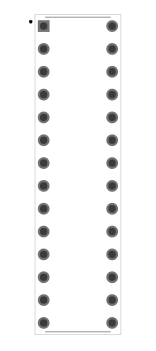  PIC16F886 Footprint