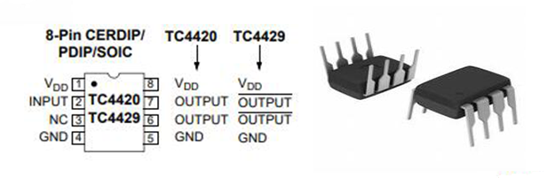 TC4420CPA Pinout