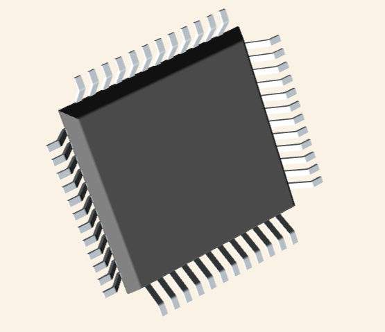 STM32F030C8T6 CAD Models