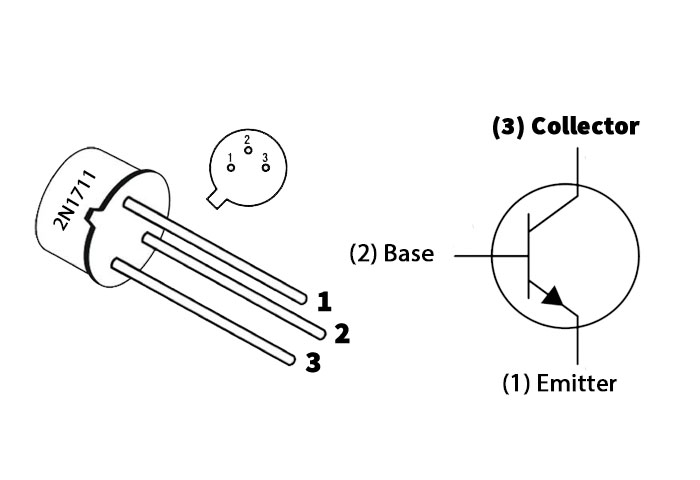 2N1711 Pinout