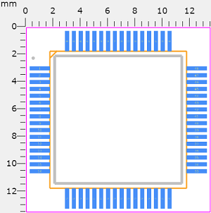 STM32F405RGT6 Footprint