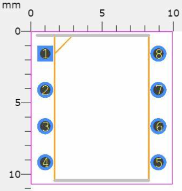 LM741CN Footprint