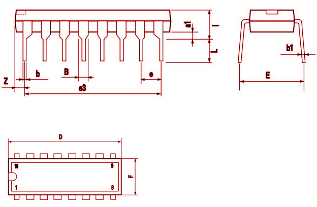  TEA2025 Physical Dimensions