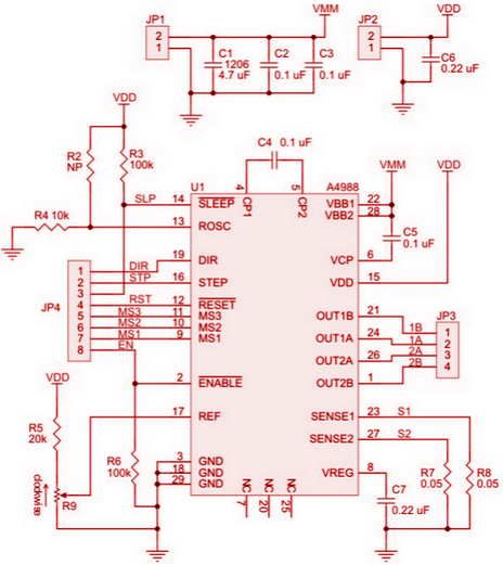  A4988 Schematic Diagram